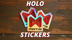 Moto Sticker - Holographic